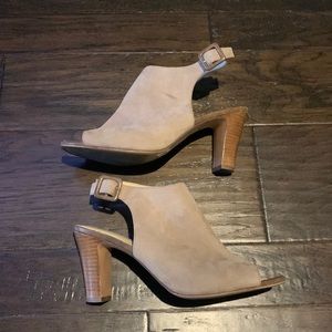 Kelly & Katie open toed booties. Size 9